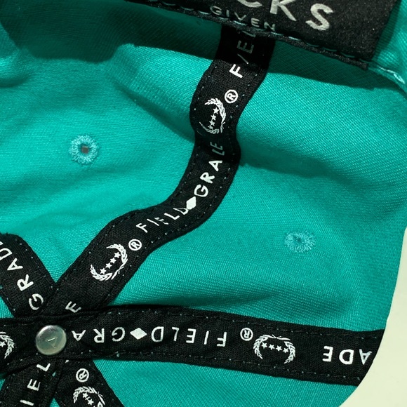 No F*CKS Given Logo By Field Grade Strapback Cap - Picture 6 of 8